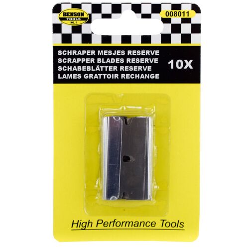 Universelle Reservebl�tter f�r Schaber 10 St�ck in Silber f�r Ceranfeld & Glas