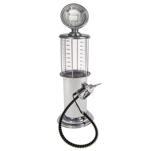 Kunststoff Getr�nkespender mit Zapfhahn als Zapfs�ule in Wei� 950 ml Tanks�ule