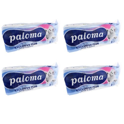 Paloma Toilettenpapier mit Duft & Design 3-lagig 20, 40 oder 80 Papierrollen  