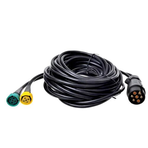 Kabelsatz 7-polig f�r Anh�nger Beleuchtung 5 / 7 / 9m mit Steckverbindern 5-pol. 