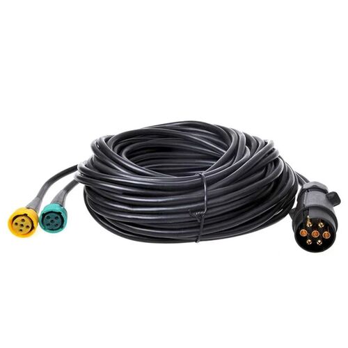 Kabelsatz 7-polig f�r Anh�nger Beleuchtung 5 / 7 / 9m mit Steckverbindern 5-pol. 