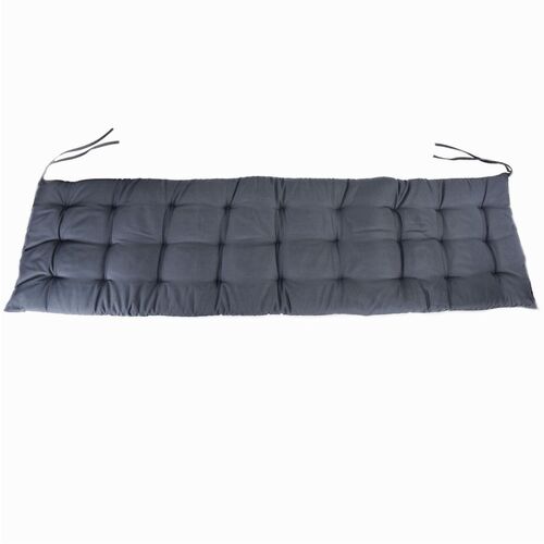 Auflage f�r Gartenbank 150 x 40 x 4 cm Sitzpolster mit Steppung und B�ndchen 