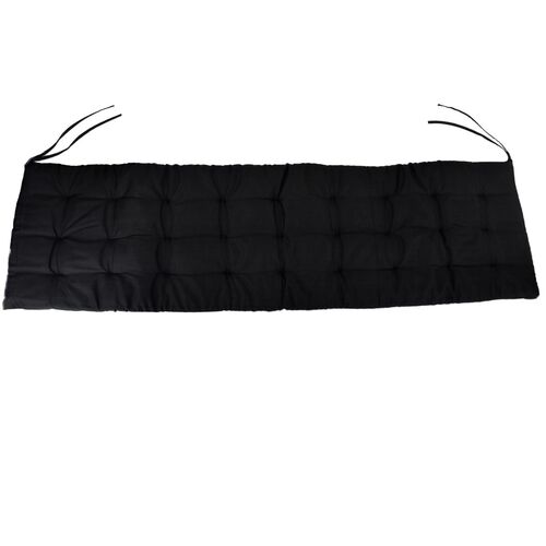 Auflage f�r Gartenbank 150 x 40 x 4 cm Sitzpolster mit Steppung und B�ndchen 