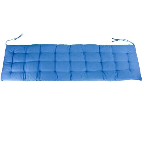 Auflage f�r Gartenbank 150 x 40 x 4 cm Sitzpolster mit Steppung und B�ndchen 
