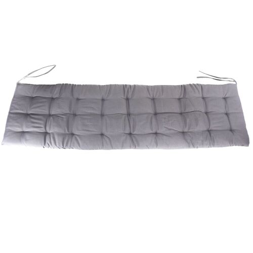 Auflage f�r Gartenbank 150 x 40 x 4 cm Sitzpolster mit Steppung und B�ndchen 