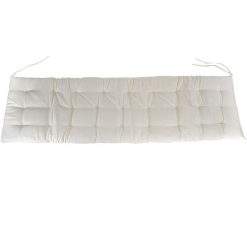 Auflage f�r Gartenbank 150 x 40 x 4 cm Sitzpolster mit Steppung und B�ndchen 