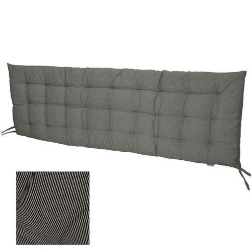 Auflage f�r Gartenbank ca. 150 x 40 x 4 cm Sitzpolster gestreift mit Steppung 