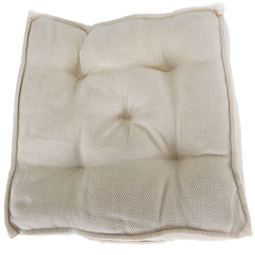 Boxsitzkissen Chenille 40 x 40 x 8 cm Polsterung f�r St�hle mit Trageschlaufe  
