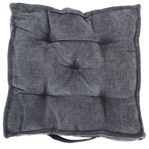 Boxsitzkissen Chenille 40 x 40 x 8 cm Polsterung f�r St�hle mit Trageschlaufe  