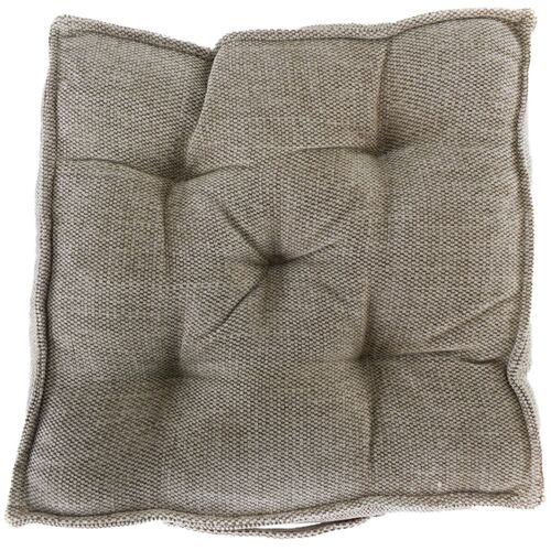 Boxsitzkissen Chenille 40 x 40 x 8 cm Polsterung f�r St�hle mit Trageschlaufe  