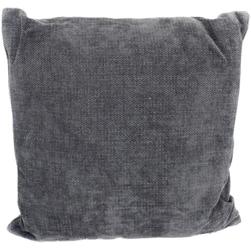 Chenille Dekokissen 45 x 45 cm Couchkissen einfarbig mit Rei�verschluss 