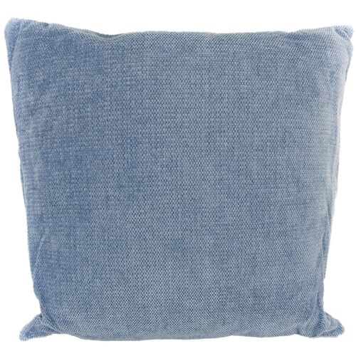 Chenille Dekokissen 45 x 45 cm Couchkissen einfarbig mit Rei�verschluss 