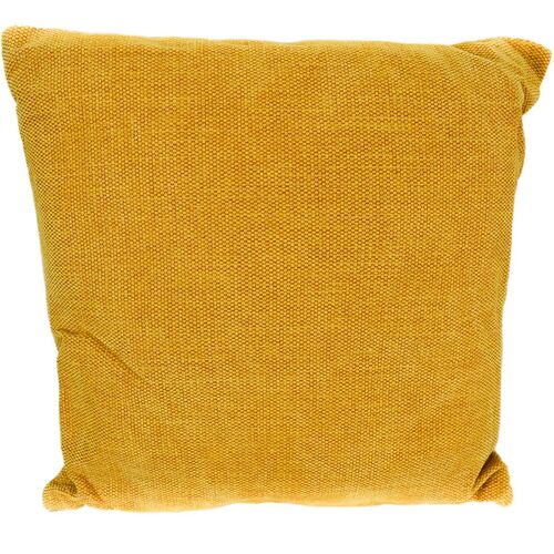 Chenille Dekokissen 45 x 45 cm Couchkissen einfarbig mit Rei�verschluss 