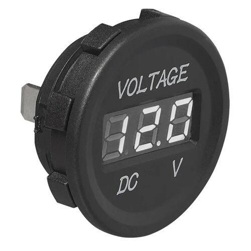 ProPlus digital LED Voltmeter kompakt zum Einbauen Spannungsanzeige 6 - 30V