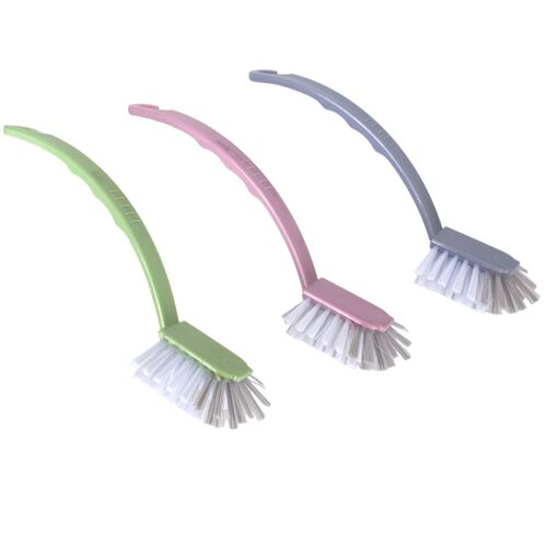 Sp�lb�rste aus Kunststoff ca. 26cm B�rste in pastellfarben K�chenb�rste Abwasch
