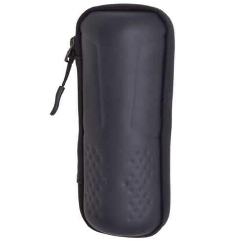 Fahrradtasche f�r Flaschenhalter ca. 80 x 195 mm in Schwarz mit Rei�verschluss
