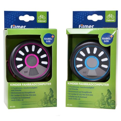 Fahrradtachometer mit 2 Funktionen & Motorger�uschen f�r Kinder Fahrradcomputer