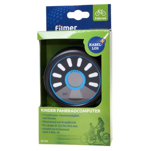 Fahrradtachometer mit 2 Funktionen & Motorger�uschen f�r Kinder Fahrradcomputer 