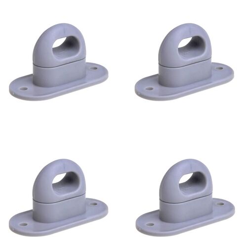 4er Kunststoff Drehverschl�sse f�r Oval�sen Befestigung f�r Planen�sen Blister