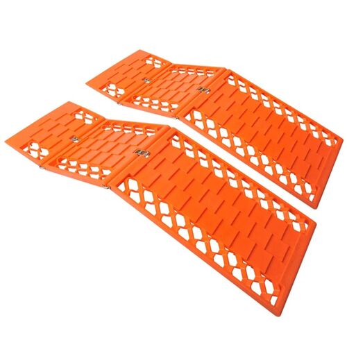 ProPlus Anfahrhilfe (2Stk.) ca. 60 x 17,5 cm in Orange Sandblech Schnee & Matsch