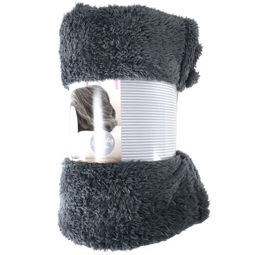 Fashion Zone Kuschel- und Wohndecke in Teddy Fleece Optik 150 x 200 cm (1Stk.) 