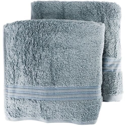 Handtuch Doppelpack 50 x 100 cm 2er Set Handt�cher mit Bord�re 100 % Baumwolle 