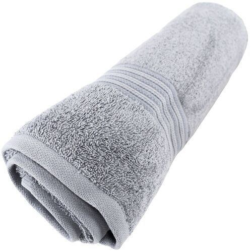 Duschtuch aus 100 % Baumwolle 70 x 140 cm einfarbig mit Bord�re & Aufh�ngung 