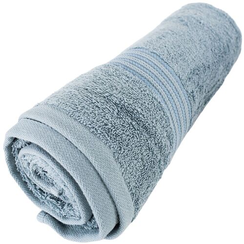 Duschtuch aus 100 % Baumwolle 70 x 140 cm einfarbig mit Bord�re & Aufh�ngung 