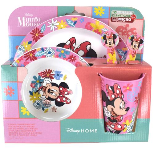 Kunststoff Kindergeschirr Set Motiv (5 tlg.) Sch�ssel, Teller, Becher & Besteck 