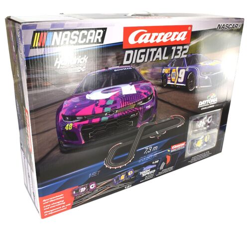Carrera Rennbahn 1:24 7,3m Digital NASCAR Daytona Challenge Autorennbahn Set
