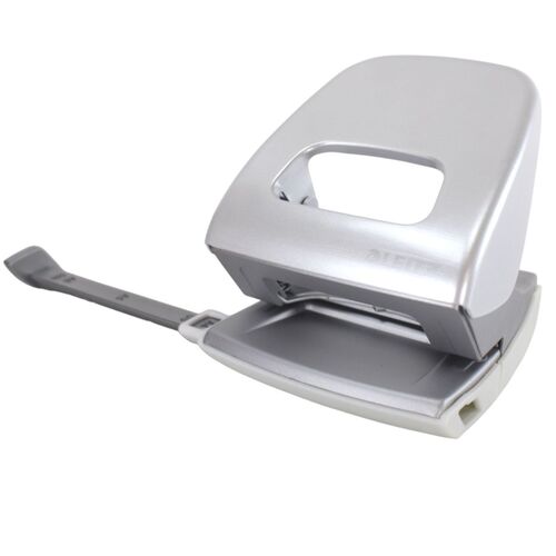 Leitz Locher metallic grau bis 30 Blatt Lochstanzer B�rolocher mit Griffmulde