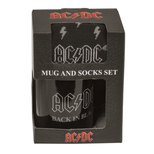 AC/DC Set Geschenkset Tasse und Socken Str�mpfe Fanartikel