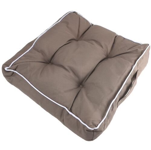 Outdoor Sitzkissen 39x39x8 cm 4-Punkt-Steppung in drei Farben Stuhlkissen Dekokissen 