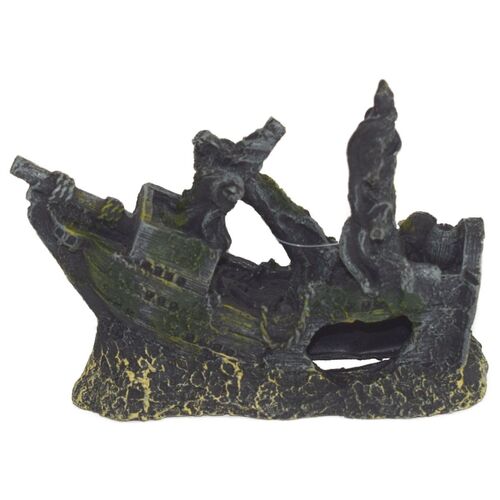 Dekofigur Aquarium Schiffswrack ca. 12,5x4,5x9 cm
