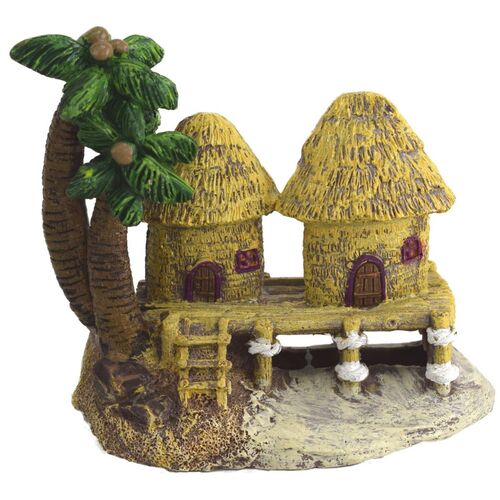 Dekobjekt Aquarium Strandhaus klein ca.14x7x13 cm