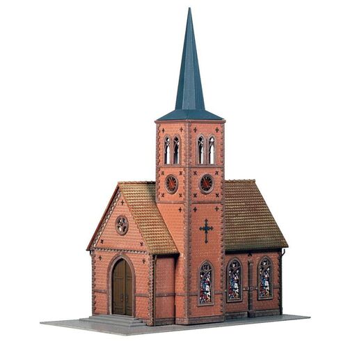 Faller H0 130239 Kleinstadt Kirche Bausatz 1:87