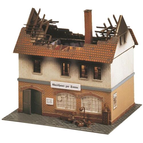 Faller H0 130429 Brandruine Gasthaus zur Sonne abgebrannt Bausatz 1:87