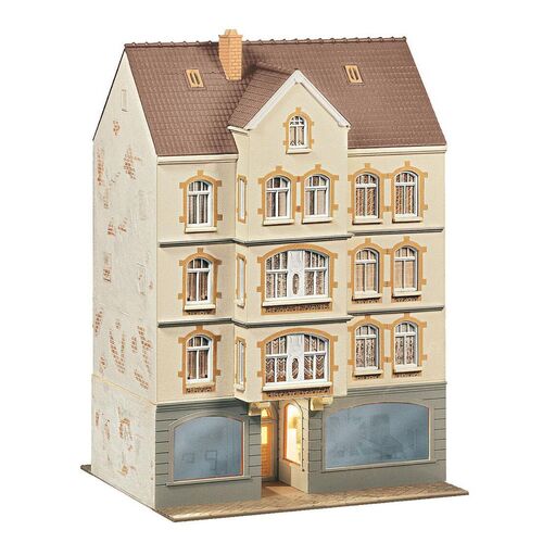 Faller H0 130447 Stadthaus mit Kneipe Bausatz 1:87