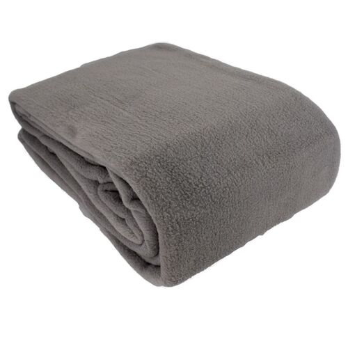 Fleecedecke versch. Farben 200x220cm Wohndecke Decke XXL 
