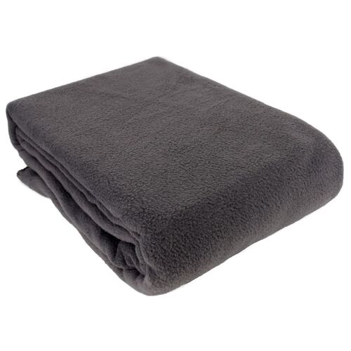 Fleecedecke versch. Farben 200x220cm Wohndecke Decke XXL 