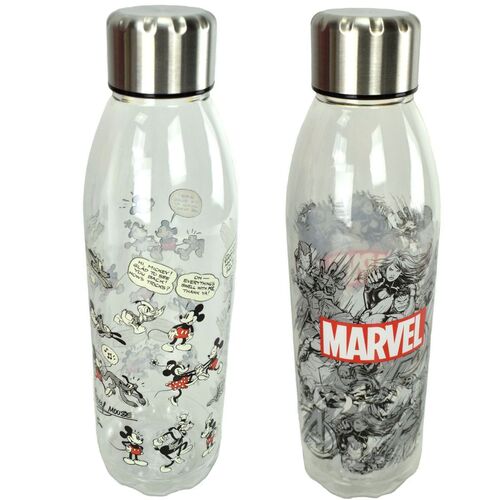 Kunststoff  MotivTrinkflasche 980ml Flasche mit Deckel Kinderflasche