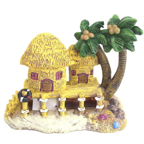 Dekobjekt Aquarium Strandhaus gro� ca.18x10x15,5 cm