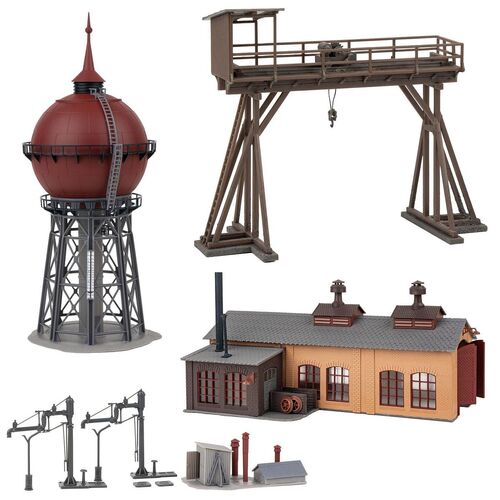 Faller H0 190140 Aktion Set kleines Bahnbetriebswerk Bausatz 1:87