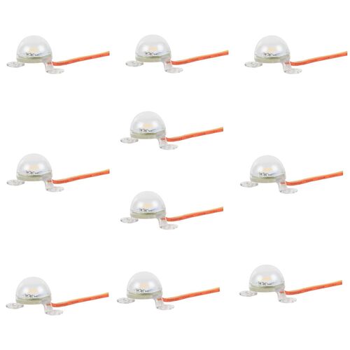 Faller 180667 10er Set LED Beleuchtungssockel warm wei� H0 TT N Z