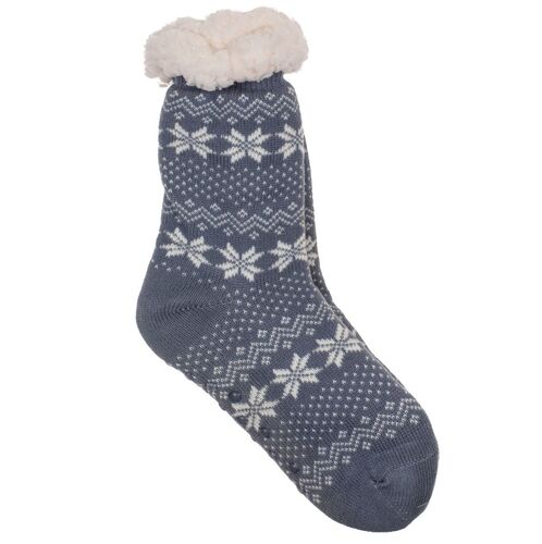 Kuschelsocken mit Noppen in Einheitsgr��e verschiedene Farben 