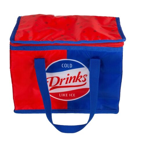 K�hltasche Thermotasche Cold Drinks like ice mit isolierter Innenseite