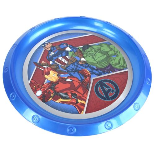 Teller f�r Kinder 22 aus PP mit Avengers Motiv 