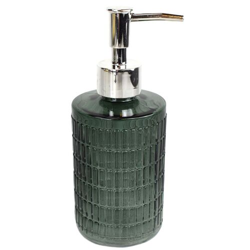 Seifenspender ca. 7 cm aus Glas moderner Pumpspender Seifen & Desinfektion 