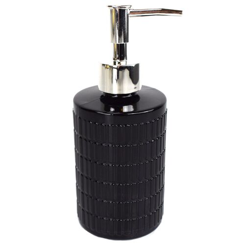 Seifenspender ca. 7 cm aus Glas moderner Pumpspender Seifen & Desinfektion 