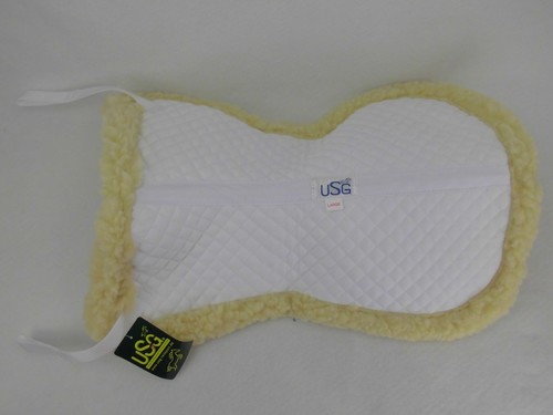 USG Kunstfell Sattelunterlage Sattelpad Sattel Unterlage Baumwolle Webpelz Acryl 